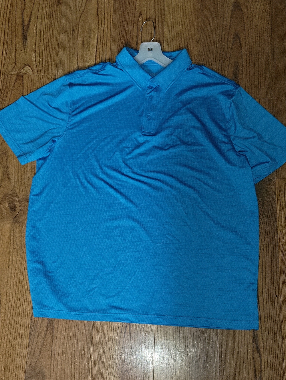 Members Mark Men's Blue Polo Shirt - Classic Short Sleeve
